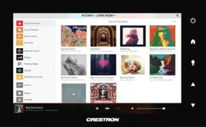 Sonos running a Crestron touchpanel&nbsp;