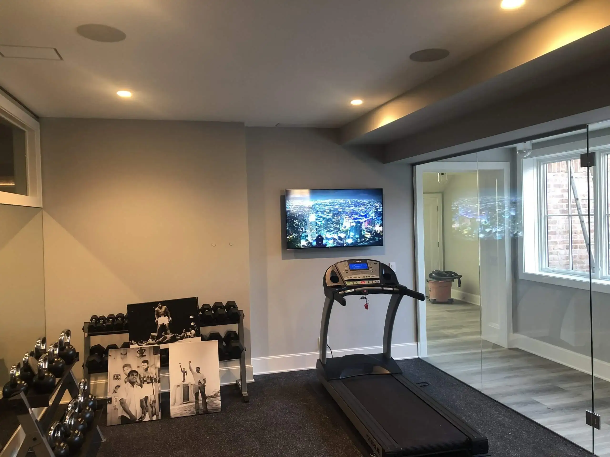Home Gym TV Installation