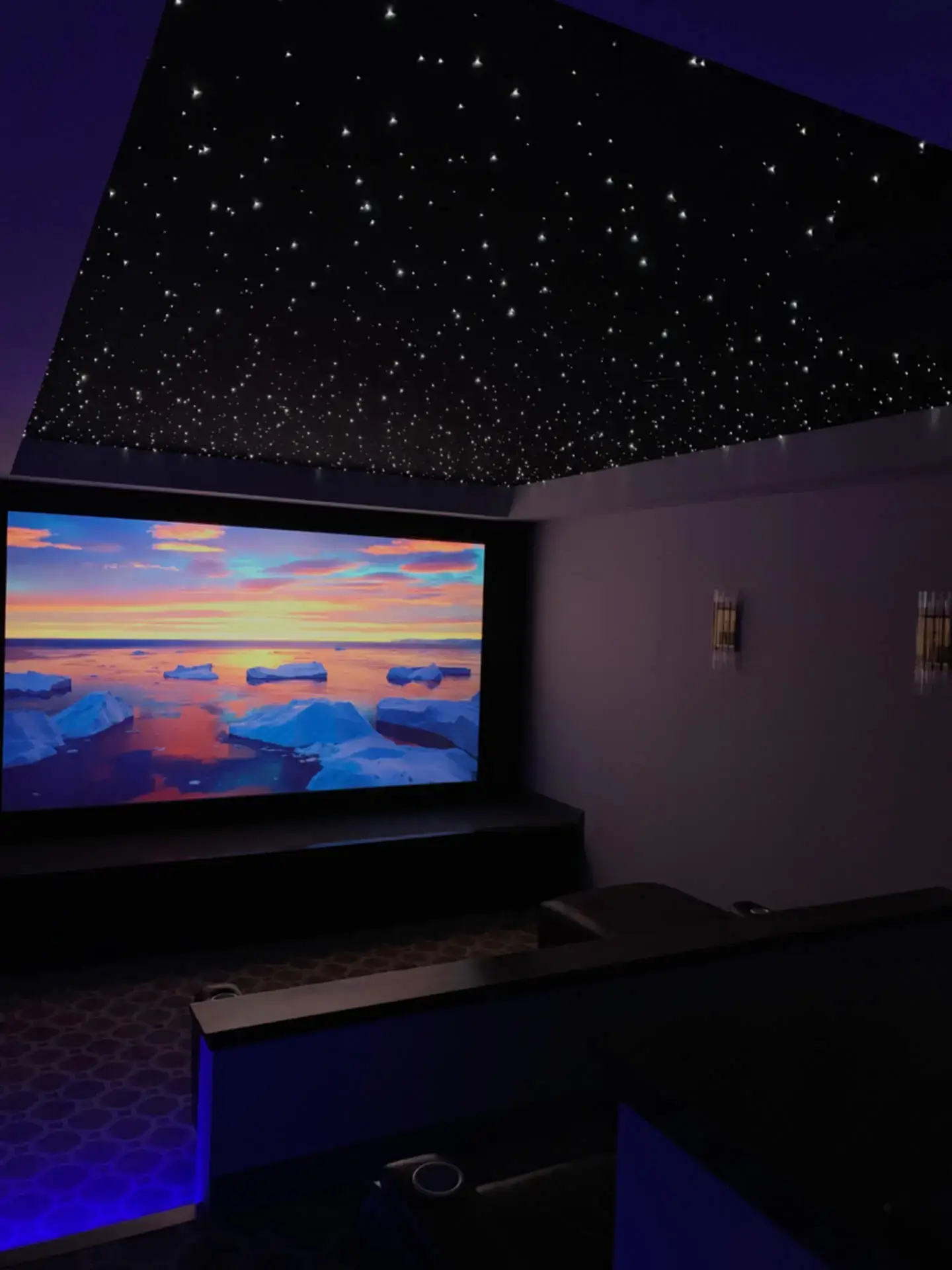 Star Ceiling in Home Theater